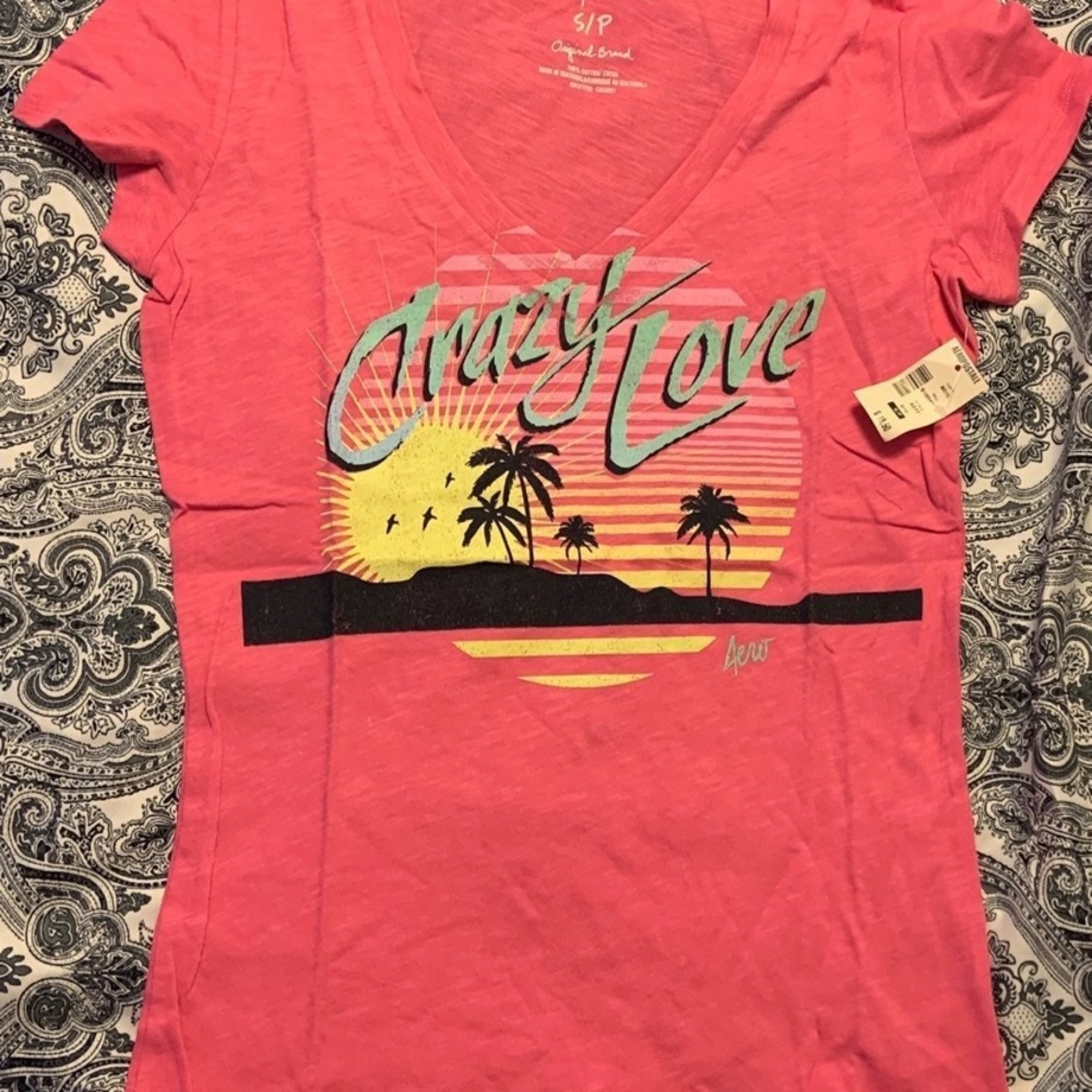 Brand New Aeropostale “Crazy Love” T-Shirt